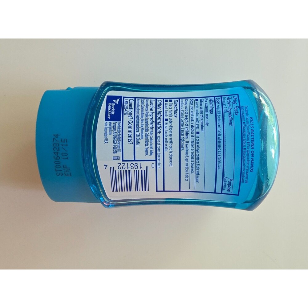 Lysol No Touch Kitchen System Refill Shimmering Berry Dishes Surfaces Hands 8.5 - Picture 2 of 2